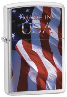 Zapalovač Zippo Made In USA Flag 24797