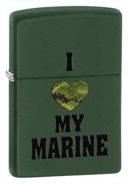 Zapalovač Zippo I Love My Marine 28338