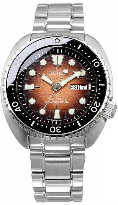 Hodinky Seiko SRPH55J Prospex Brown King Turtle Shell U.S. Special Edition Oceanic Society 