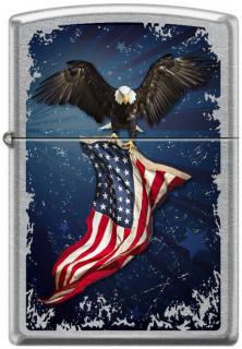 Zapalovač Zippo Eagle US Flag 7499