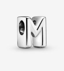 Korálek Pandora Letter M Alphabet Charm 797467