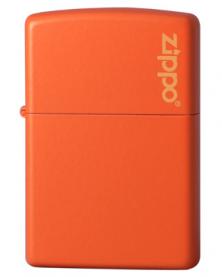 Zapalovač Zippo Orange Matte w/Zippo Logo 26103