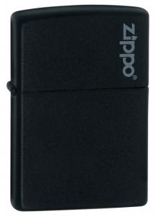 Zapalovač Zippo Black Matte w/Zippo Logo 26092