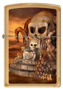 Zapalovač Zippo Skull Throne 0090