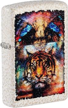 Zapalovač Zippo Psychedelic Tiger Design Mercury Glass 49579