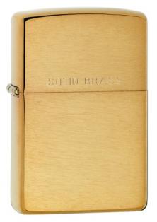 Zapalovač Zippo Solid Brass Brushed 23001