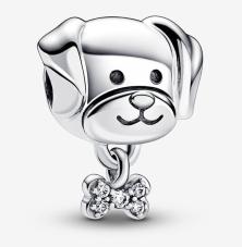 Korálek Pandora Pet Dog & Bone 792254C01