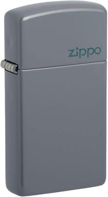 Zapalovač Zippo Slim Flat Grey Zippo Logo 49527ZL