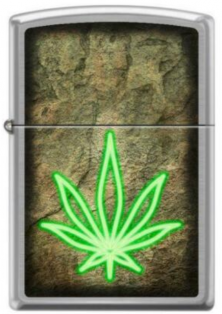 Zapalovač Zippo Neon Cannabis Leaf 4341