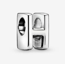 Korálek Pandora Letter H Alphabet Charm 797462