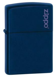 Zapalovač Zippo Navy Blue Matte Logo Zippo 26098