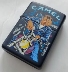 Zapalovač Zippo Camel Joe Motorcycle Blue