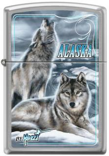 Zapalovač Zippo Mazzi Alaska Wolf 7651
