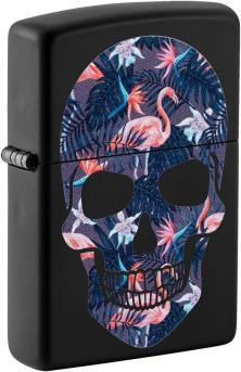 Zapalovač Zippo Flamingo Skull Design 49771
