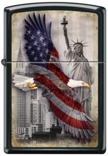 Zapalovač Zippo Eagle Statue of Liberty 2102