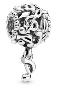 Korálek Pandora Openwork Music Notes 798779C00