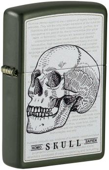 Zapalovač Zippo Skull Design 49602 