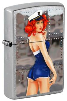 Zapalovač Zippo Pin Up Girl Red Head 3633