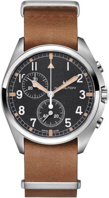 Hodinky Hamilton Khaki Aviation Pilot Pioneer Quartz Chronograph H76522531