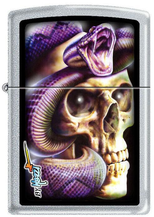 Zapalovač Zippo Mazzi Skull Snake 2424