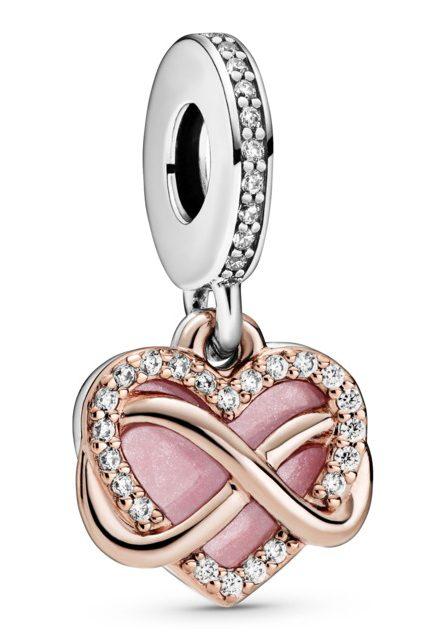 Přívěsek Pandora Sparkling Infinity Heart 788878C01