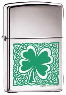 Zapalovač Zippo Trevco Celtic Clover 7752