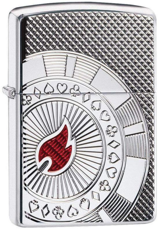 Zapalovač Zippo Poker Chip Design 49058