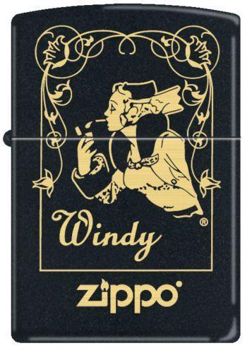Zapalovač Zippo Windy Window Black 4619
