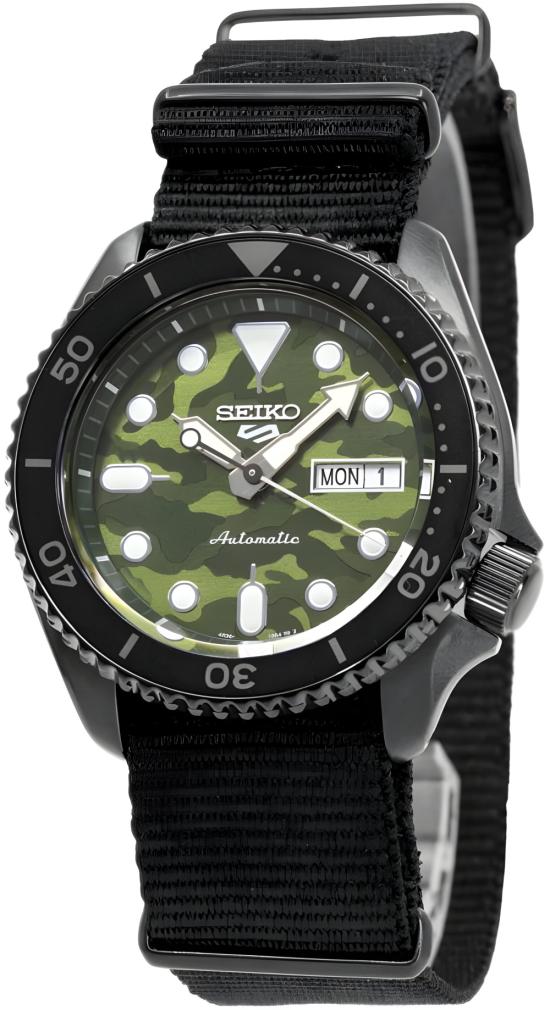 Hodinky Seiko SRPJ37K1 5 Sports Camouflage Automatic