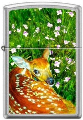 Zapalovač Zippo Fawn Deer Flower Bed 4366 