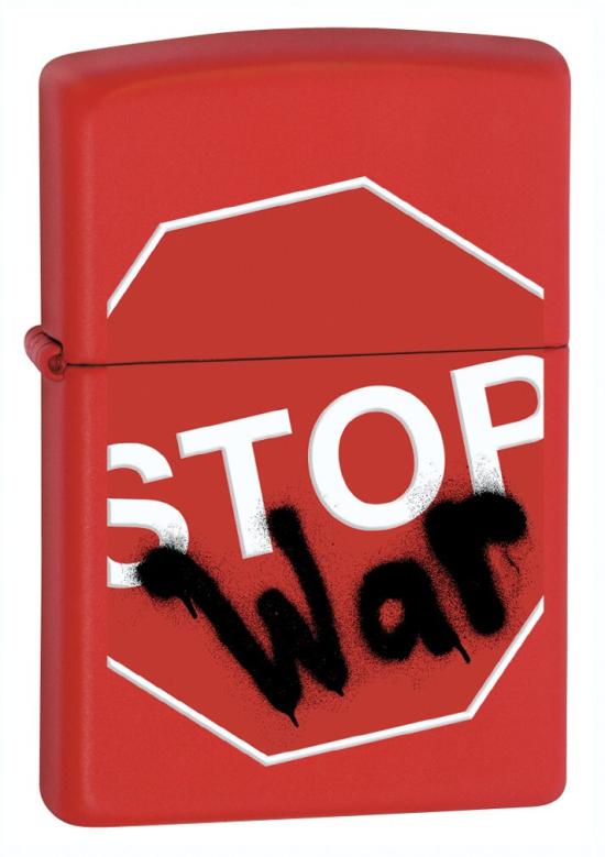 Zapalovač Zippo Stop War 28140