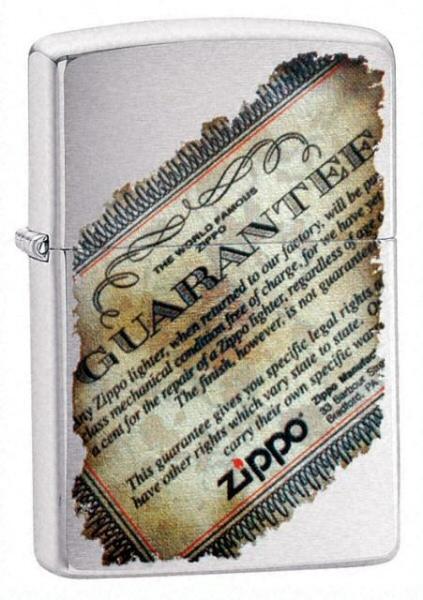 Zapalovač Zippo Lifetime Guarantee 21473