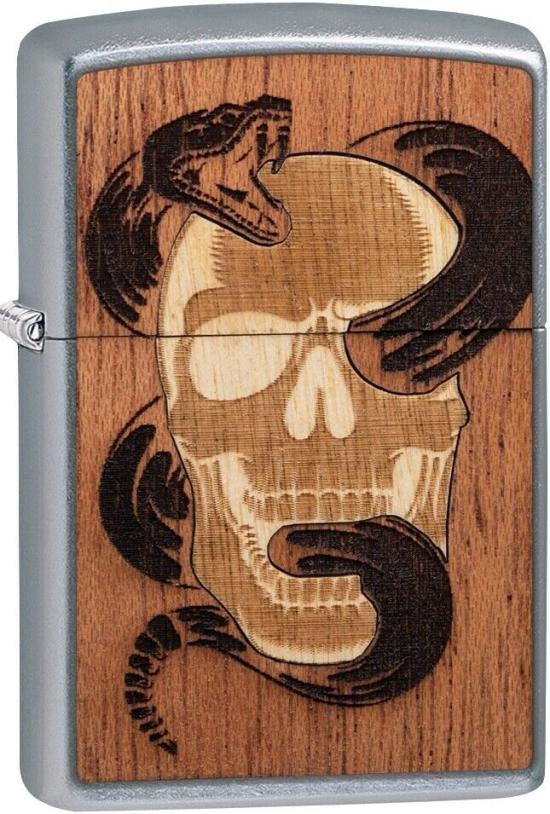 Zapalovač Zippo Woodchuck Skull Snake 49042