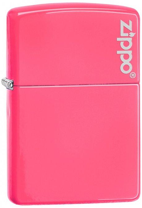 Zapalovač Zippo Logo Pink 26744