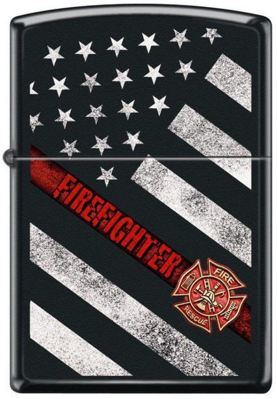 Zapalovač Zippo Fire Fighter Flag 4953