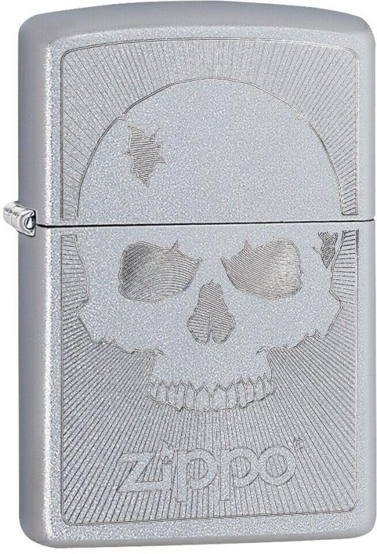 Zapalovač Zippo Skull With Lines 29858