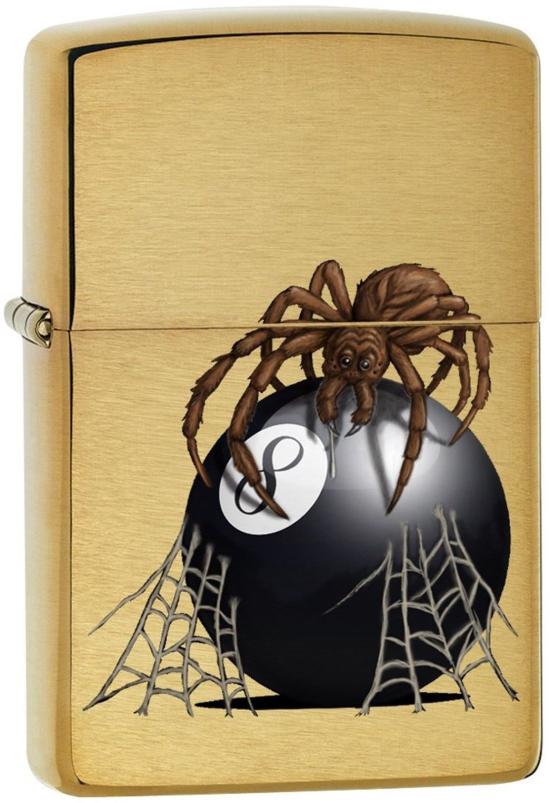 Zapalovač Zippo Eight Ball With Spider 7958