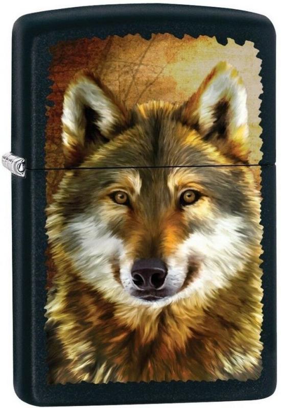 Zapalovač Zippo Painted Wolf 0918