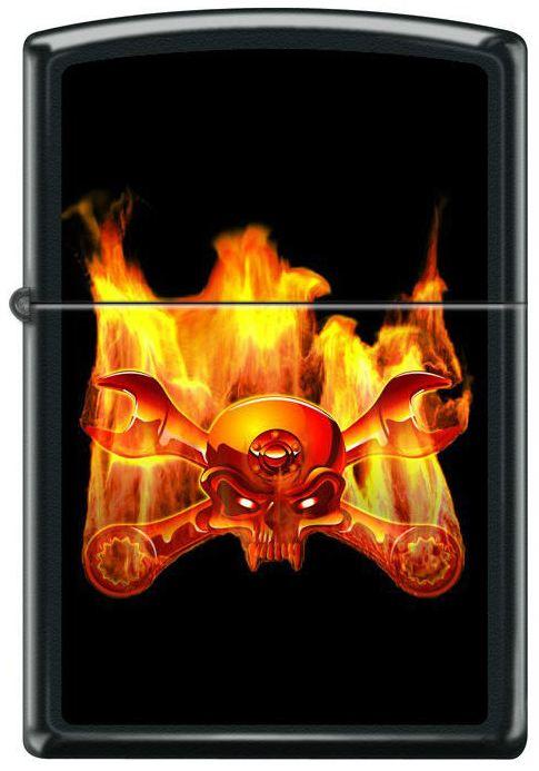 Zapalovač Zippo Metal Jolly Roger 6118