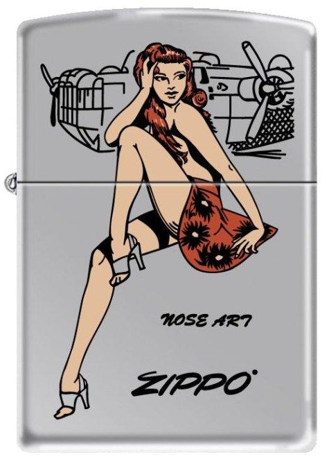 Zapalovač Zippo Nose Art Pin-Up Girl 6883