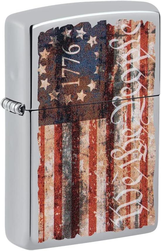 Zapalovač Zippo Americana Flag 1776 Design 49779