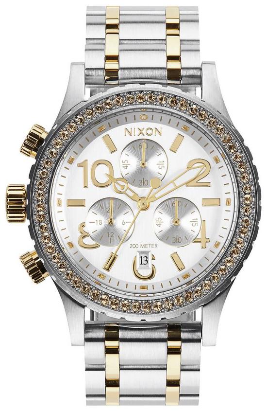 Hodinky Nixon 38-20 Chrono Silver Gold A404 1921