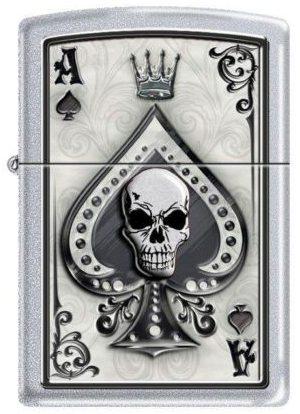 Zapalovač Zippo Ace Skull Card 4858
