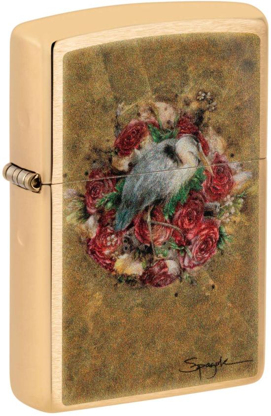 Zapalovač Zippo Spazuk Bird and Roses 48329