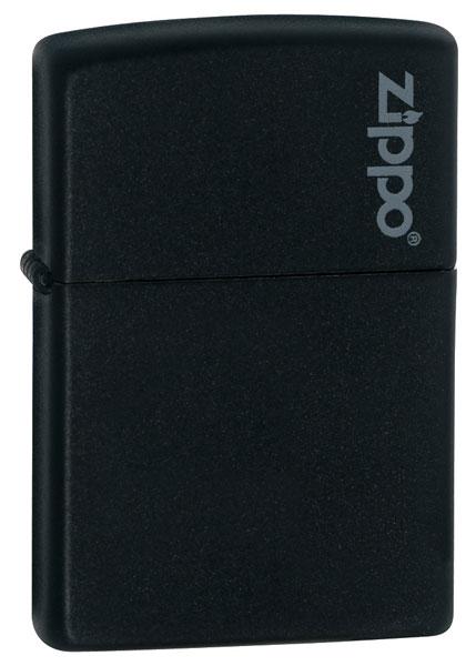 Zapalovač Zippo Black Matte w/Zippo Logo 26092