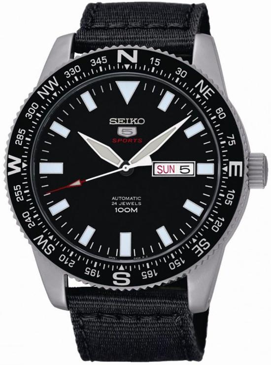 Hodinky Seiko Sports 5 SRP667K1 Automatic Military