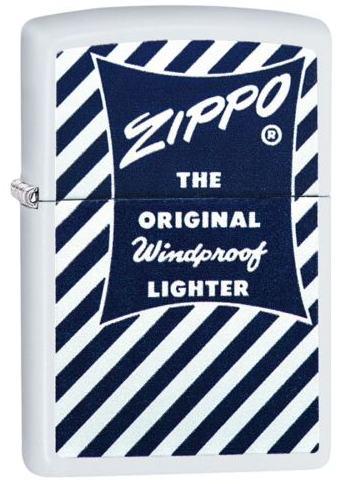 Zapalovač Zippo Blue White 1958-59 26018