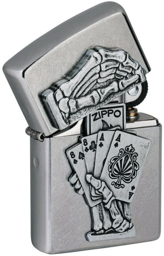 Zapalovač Zippo Dead Mans Hand Emblem 49536