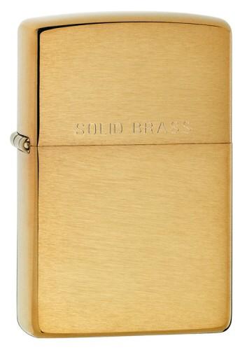 Zapalovač Zippo Solid Brass Brushed 23001