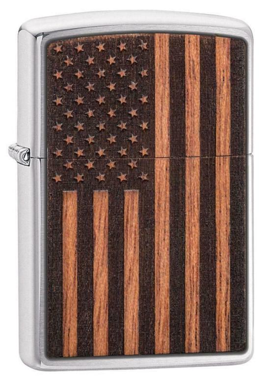 Zapalovač Zippo Woodchuck American Flag 29966